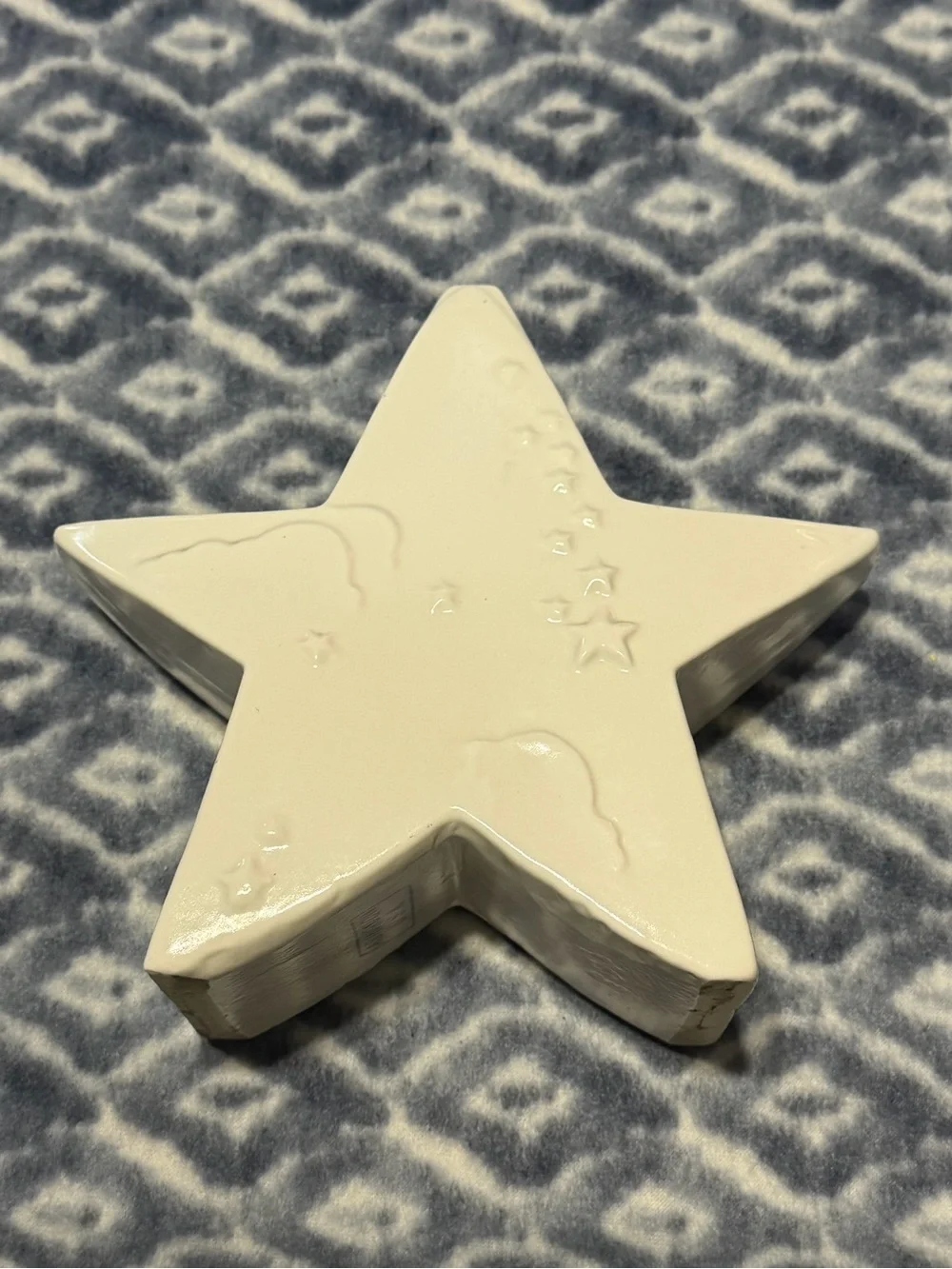 Abingdon Ceramic Star Planter Vase “Star with Galaxy” #463